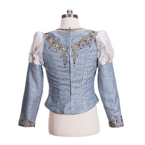 Personnalisable blanc <span class=keywords><strong>bulle</strong></span> manches <span class=keywords><strong>danse</strong></span> veste pour hommes professionnel <span class=keywords><strong>classique</strong></span> Ballet Prince scène tunique Performance ensemble enfants - Product Image 3