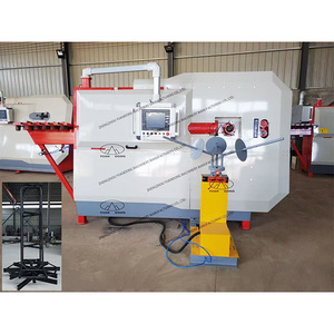 ماكينة ثني الطوق الفولاذية Cnc 14 من الفولاذ بالتحكم الرقمي باستخدام الحاسب الآلي بالكامل ، ماكينة تلقائية لصنع الطوق - Product Image 3