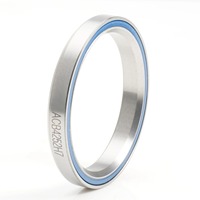ACB4252H7 Headset Bearing 42x52x7mm 45/45 Kontak Sudut Berpelumas Oli Baja Krom Presisi P6 untuk Pivot Garpu Sepeda