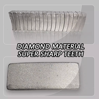 Segment diamanté LAANCI, 10 pièces, pour foret à noyau humide et sec de 25-500 mm de diamètre, HFW 10x3.6x24mm, pour le perçage de la maçonnerie