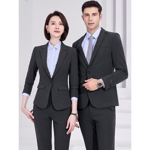 High End Business Suits For Men And Women Long Sleeve Polyester Workwear Formal Professional Attire For Office Uniforms Fall - Product Image 2