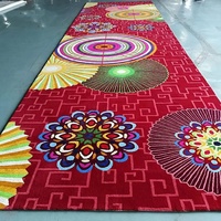 Halı tedarikçileri Moquette broadbroadipek el yapımı lüks otel koşucu halı duvar Karpet Modern kilim ve halılar