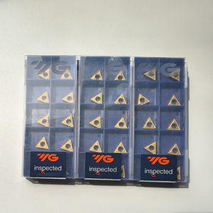 YG801 Herramienta de Torneado de Carburo de Tungsteno Personalizable, Insertos de Aleación Dura en Forma de Triángulo, Acero PCD OEM TCMT110204-UG, Torno CNC HRC45 - Product Image 5