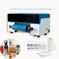 Printer DTF UV 30cm A3 Gaoshang I1600 XP600 mesin Mini bundel Transfer dengan Laminator Gaoshang DX7