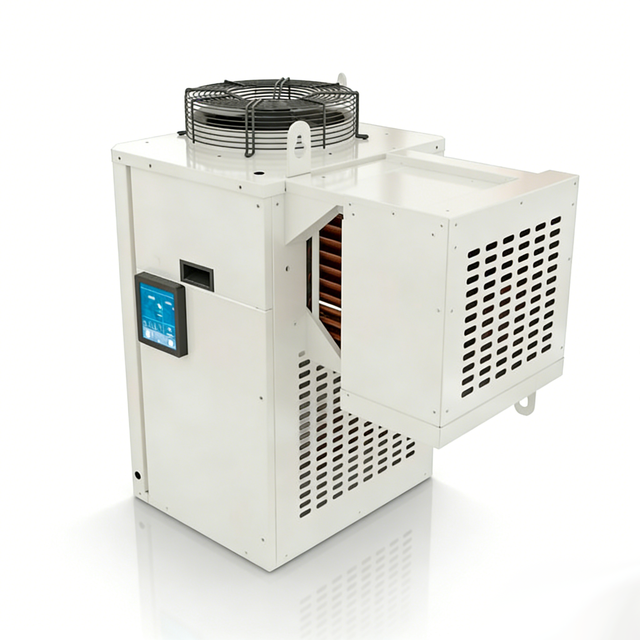 Wall-Mounted Monoblock Cold Room Condensing Unit with Inverter Scroll Compressor R290 Refrigerant Energy Saving Pump