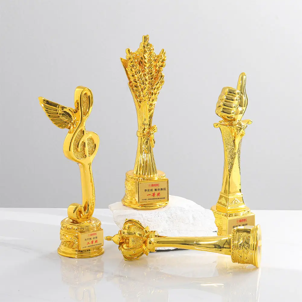 Dea danzante in metallo personalizzata, trofeo di cristallo con Base nera premio Tv e personaggio dei film ballerini di cristallo Award souvenir/