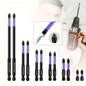 Juego <span class=keywords><strong>de</strong></span> Puntas Magnéticas para Destornillador Phillips <span class=keywords><strong>de</strong></span> Alta Dureza, Antideslizantes y Resistentes a Impactos, para Uso Industrial y Doméstico - Product Image 1