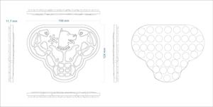 KINYU eco impermeabile IPx6 Design personalizzato egitto dio della morte calmante burro di arachidi <span class=keywords><strong>Super</strong></span> aspirazione Silicone lento alimentazione cane - Product Image 4