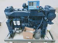 Moteur diesel marin Weichai Baudouin série 8M26 de 600 à 800 chevaux, démarrage électrique, refroidissement par eau, avec boîte de vitesses
