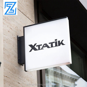 Trung Quốc Nhà Máy Trực Tiếp Tùy Chỉnh Acrylic Đầy Đủ Chiếu Sáng Quảng Trường Ánh Sáng LED Dấu Hiệu Hộp Cho Quảng Cáo Ngoài Trời Hoặc Biển Hiệu - Product Image 3