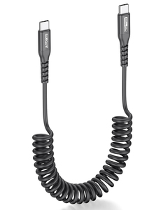 Cable de Datos Retráctil de Aluminio SUNGUY Tipo-C de 60W 3A con Carga Rápida para Teléfono, Laptop, Banco de Energía, Auto, con Logotipo Personalizado, Ecológico - Product Image 2