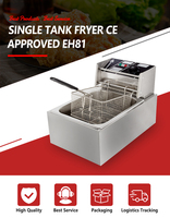 Mini friteuse électrique 24 pouces, jouet à puces chromées, top d'aliments, blé, chien, dinde, simple, service meilleur, présentation en vente