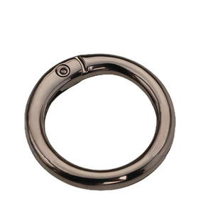 Anillos de Llavero Redondos de Aleación de Zinc, Accesorios de Llavero de Metal Electrochapado, Estilo de Arte Moderno - Product Image 2