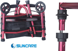 SUNCARE Hot Selling Walking Aids with <strong>Rollers</strong> and <strong>Seats</strong> for Elderly Outdoor Shopping <strong>Walker</strong> - Product Image 5