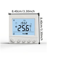 Thermostat numérique intelligent programmable pour chauffe-eau électrique Linux avec écran tactile et contrôleur de température pour chauffe-eau et geyser