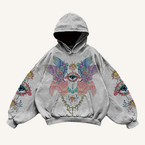 Nueva Sudadera con Capucha para Hombre, Estilo Americano, Holgada, con Estampado Digital Personalizado, Unisex, Talla Grande, para Otoño e Invierno - Product Image 1