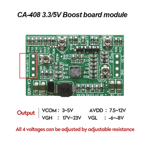 Panel LCD de <span class=keywords><strong>CA</strong></span>-408, placa TCON VGL VGH VCOM AVDD, módulo de placa de refuerzo ajustable de cuatro vías - Product Image 2