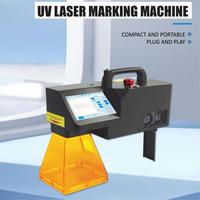 Machine de marquage laser UV portable, compacte et facile à utiliser, 5W 355nm, refroidie par air, pour codes QR métalliques