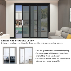 <span class=keywords><strong>Porte</strong></span> <span class=keywords><strong>coulissante</strong></span> et <span class=keywords><strong>porte</strong></span> battante en aluminium et verre noir Changhong <span class=keywords><strong>de</strong></span> haute qualité à 2 panneaux <span class=keywords><strong>pour</strong></span> cuisines et salles <span class=keywords><strong>de</strong></span> <span class=keywords><strong>bain</strong></span> intérieures - Product Image 2