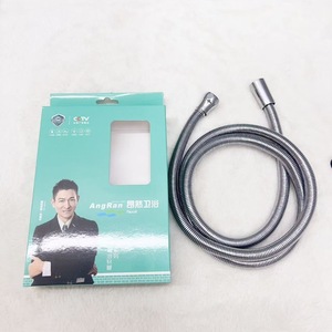 สายฝักบัวอังกราน 1.5 ม. สแตนเลสสตีล แกนทองแดง หัวทองแดง สายประปาแบบยืดหยุ่น - Product Image 3