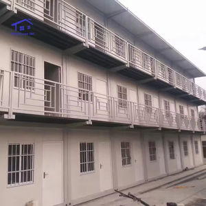 Maison préfabriquée à deux étages détachable, en acier préfabriqué, assemblage rapide, dortoir pour le personnel scolaire, bureau, villa, maison modulaire en conteneur - Product Image 5