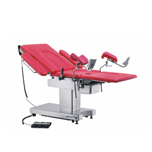 Lit d'opération gynécologique électrique entièrement en acier inoxydable 304 avec supports <span class=keywords><strong>pour</strong></span> les épaules et les bras, équipement médical professionnel CE ISO - Product Image 1
