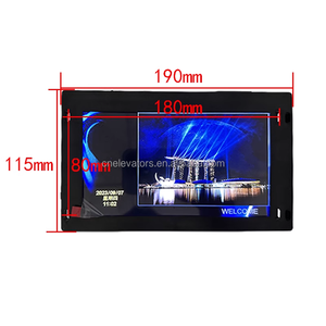 चित्र वीडियो प्लेबैक और वॉयस घोषणा आधुनिक लिफ्ट डिस्प्ले पैनल - Product Image 5