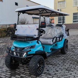 Voiturette de <span class=keywords><strong>golf</strong></span> homologuée pour la route en Californie, nouvelle conception, voiturettes de <span class=keywords><strong>golf</strong></span> électriques personnalisées avec batterie au lithium 72v, autonomie de 50 km, carrosserie de camion, certifiée CE - Product Image 1