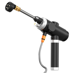 Lavadora de autos portátil Lanbowang 2.0-2.9 Gpm con presión ajustable, batería de litio de alta potencia para uso en autos y en el hogar - Product Image 2