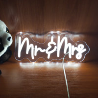 Enseignes au néon personnalisées, lumières au néon LED RGB à intensité variable, enseignes pour la décoration murale, chambre à coucher, mariage, anniversaire, bar, logo d'entreprise, nom