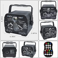 Lumière stroboscopique laser LED RGB, boule disco DJ, lumière de club avec télécommande, alimentation USB pour la scène/les fêtes/les décorations de Noël | YSH