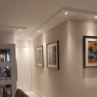 Spot encastré LED rond en aluminium 7W IP44 ultra anti-éblouissement, dimmable Dali, sans cadre