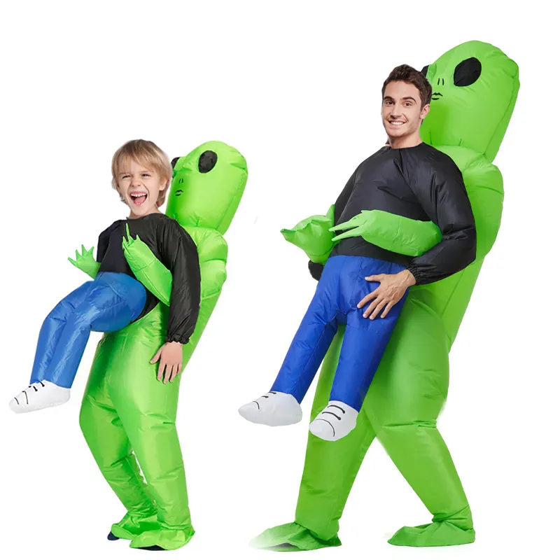 विदेशी Inflatable कॉस्टयूम Hostage छुट्टी पार्टी विशाल Inflatable कॉस्टयूम विदेशी हेलोवीन वेशभूषा झटका अप सूट