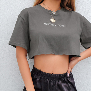 Short Sleeve <strong>Women's</strong> T-shirt Short Blouse Cropped Tops <strong>Tshirts</strong> Print Sexy Casual Crew Neck 2022 Summer <strong>Pink</strong> Print - Product Image 2