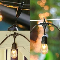 Guirlande lumineuse à LED S14 E27, guirlande d'éclairage rétro, ampoule à Filament Edison, pour jardin, Patio, mariage, vacances