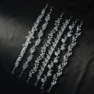 Estilo coreano exquisito cristal chica <span class=keywords><strong>Bar</strong></span> Mitzvah accesorios para el cabello corona de boda para novia diademas circón princesa banda para el cabello - Product Image 3