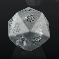 Vente en gros usine : Ensemble de dés polyédriques D20 en améthyste, pierre naturelle, pour D&D et jeux de société