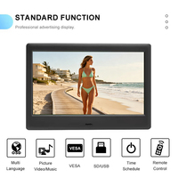 Lecteur d'affichage numérique LCD mince de 7 pouces OEM avec prise en charge de l'animation SDK pour la publicité sur les étagères des supermarchés, USB, SD, montage mural VESA, télécommande