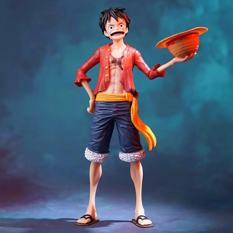 Een In Stukken Geplaatste Anime-Figuren Speelgoed Aap D Luffy Roronoa Zoro Actiefiguurmodel Vinsmoke Sanji Figma Standbeeld Speelgoed