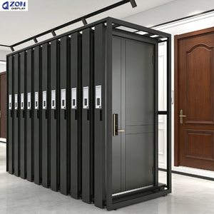 Espositore per Porte Scorrevoli Personalizzato, Robusto e Salvaspazio, Multifunzione, con Telaio di Sicurezza per Mostrare Campioni in Showroom - Product Image 1