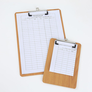 Portapapeles Translúcido <span class=keywords><strong>LISI</strong></span> Tamaño A4/A5 con Textura de Madera Sólida para Escribir y Dibujar, con Clip Resistente y Logotipo Personalizable - Product Image 3