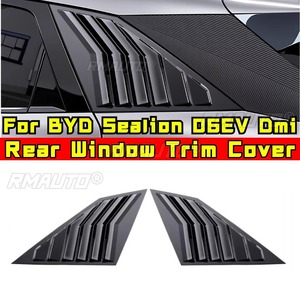For BYD Sealion 06EV Dmi Car Rear Triangle <b>Window</b> Shark Cheek Trim Body Kit Rear Side <b>Vent</b> <b>Window</b> Trim Cover Modification Part - Product Image 1