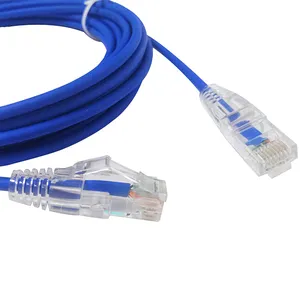 OEM定制RJ45 0.5m-30m局域网电缆6类贴片6a类5类5e类跳线