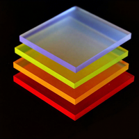 Plaque acrylique colorée de 3 mm résistante aux UV avec services de découpe, pliage et moulage sur mesure pour applications d'emballage thermoformé