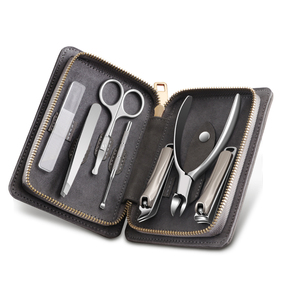 Kit de manucure personnalisé en cuir PU avec étui de rangement et sous-verre promotionnel - Product Image 2
