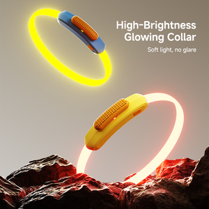 Sıcak Satış Elektrikli Köpek Tasması DIY Ayarlanabilir Su Geçirmez Özel Logo Led Işıklı Evcil Hayvan Tasması - Product Image 3