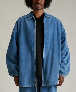 <span class=keywords><strong>Fear</strong></span> of Good 2024 gran oferta nuevo modelo Vintage Chic chaqueta de mezclilla personalizada de alta calidad de lavado de mezclilla Vintage chaqueta de mezclilla para hombres - Product Image 1