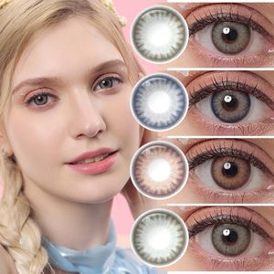 Magister Flora 14.20mm <span class=keywords><strong>Lentilles</strong></span> de contact souples et souples 6 mois Contacts colorés <span class=keywords><strong>Lentilles</strong></span> de contact brunes avec étui gratuit - Product Image 1