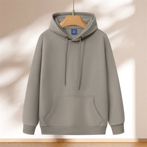 Hooded Sweatshirt 320g Cotton Thickening Unisex Workwear Autumn Winter - Product Image 1