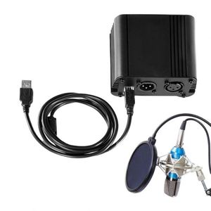 อะแดปเตอร์จ่ายไฟแฟนทอม Aoshen PP48C-F 48V พร้อมสาย USB 5V รองรับไฟฟ้าเข้า 110/220V สำหรับไมโครโฟนคอนเดนเซอร์ความไวสูงสำหรับการบันทึกเสียง - Product Image 4